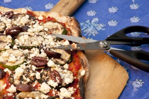 Grilled Zucchini Pizza