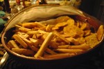 yucca and plantain fries