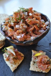 smoked salmon tartare 2
