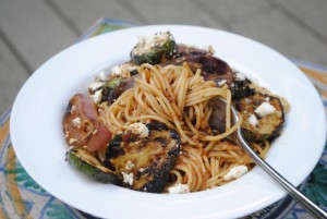 grilled zucchini pasta