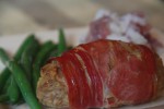 Mini Prosciutto-Wrapped Turkey Meatloaves