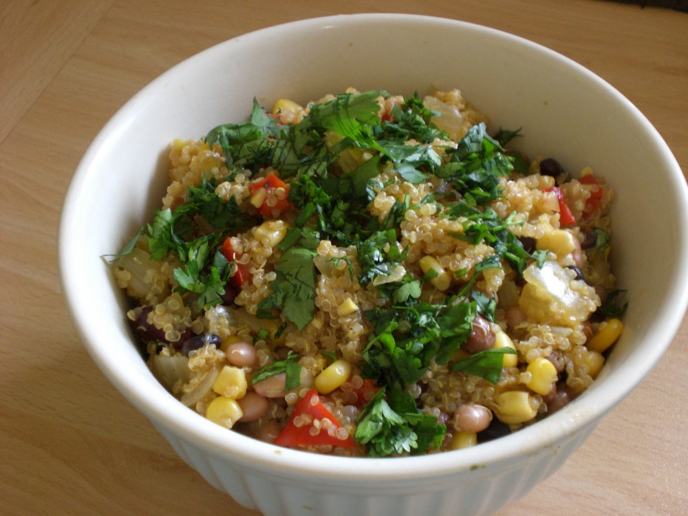 Quinoa Salad with Mexican Flavorings — Three Many Cooks