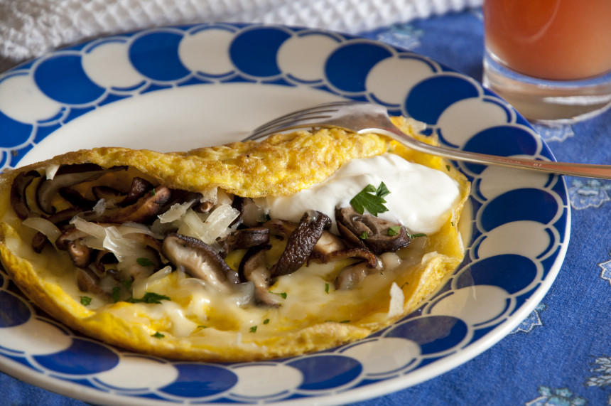 Mushroom Omelet