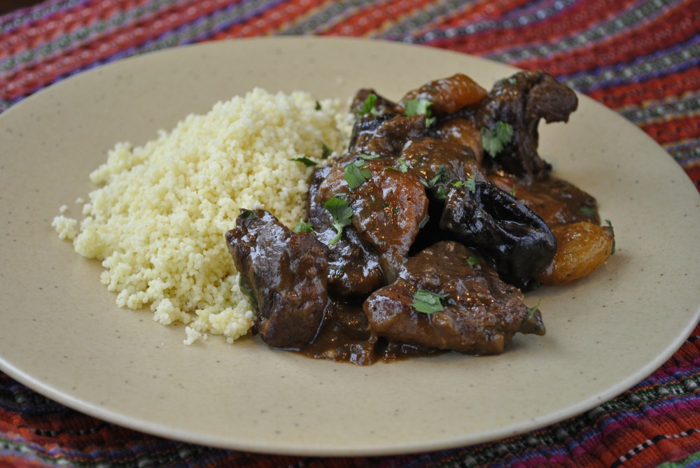 Lamb Stew with Dried Apricots and Prunes — Three Many Cooks