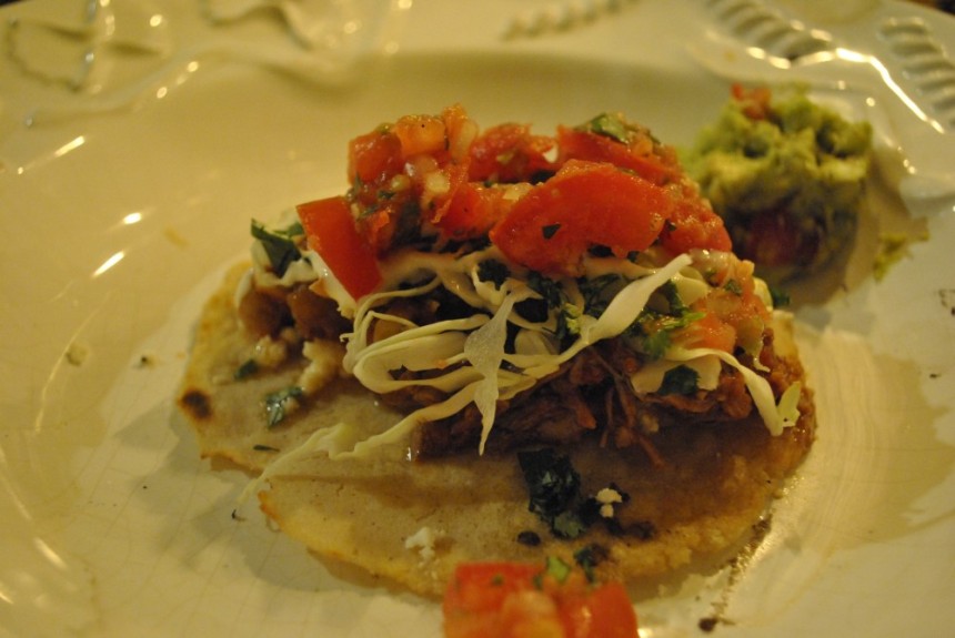 coffee-braised pulled pork tacos