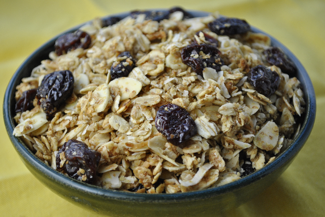 Great Granola with Cherries and Almonds — Three Many Cooks