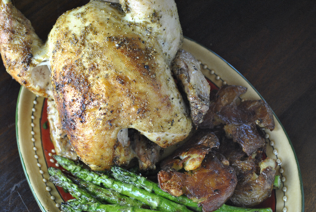 Beer Can Chicken finished
