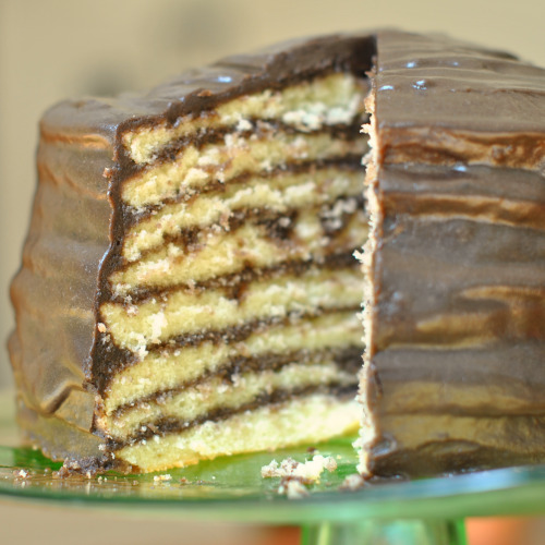 Grant's Eight Little-Layered Chocolate Cake — Three Many Cooks