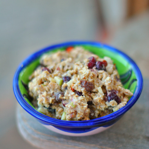 Rancho La Puerta Muesli with Apples, Almonds and Dried Cranberries — Three Many Cooks