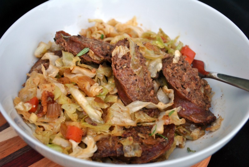 Porktastic Cabbage & Kielbasa — Three Many Cooks