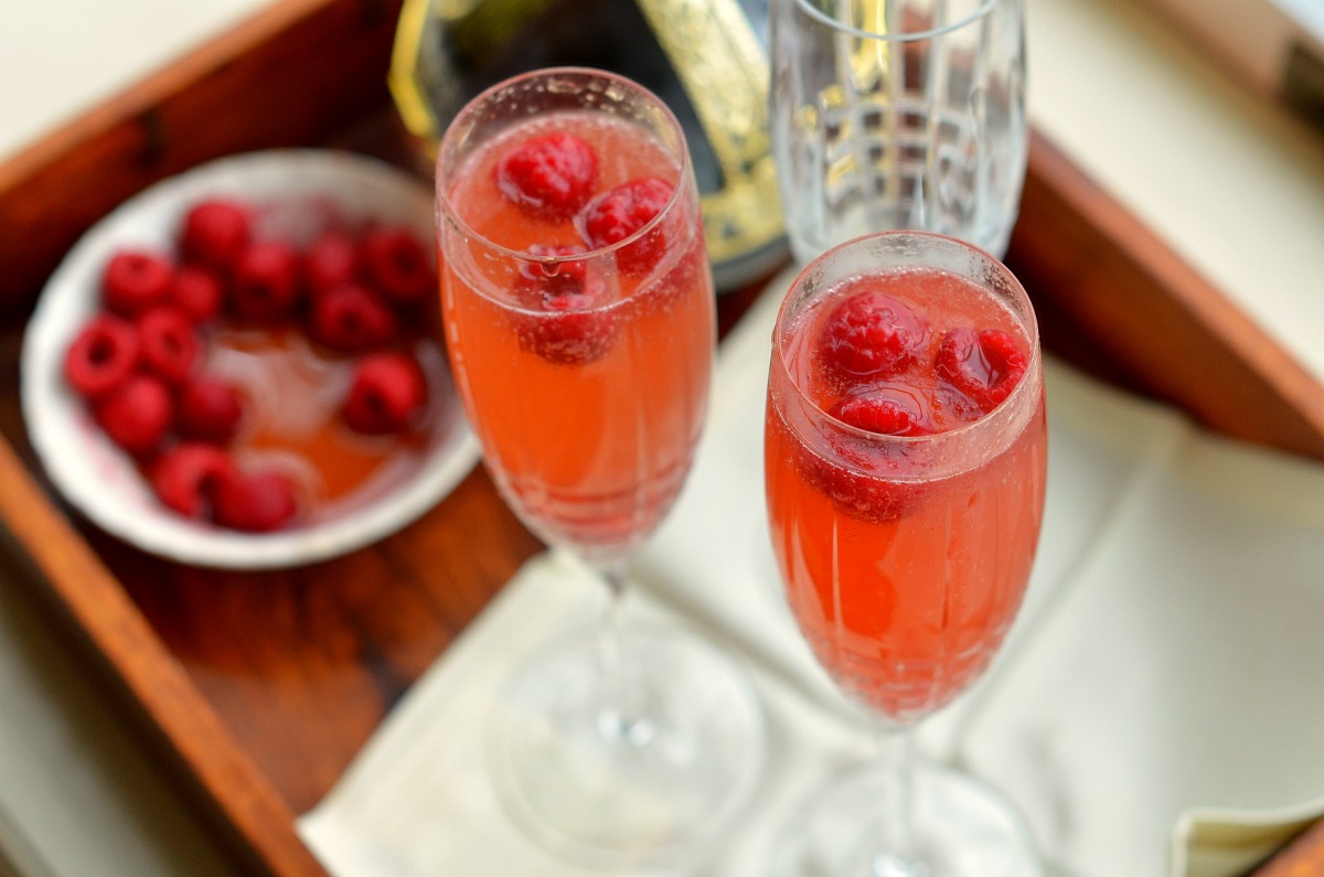 Raspberry Ice Bellinis — Three Many Cooks