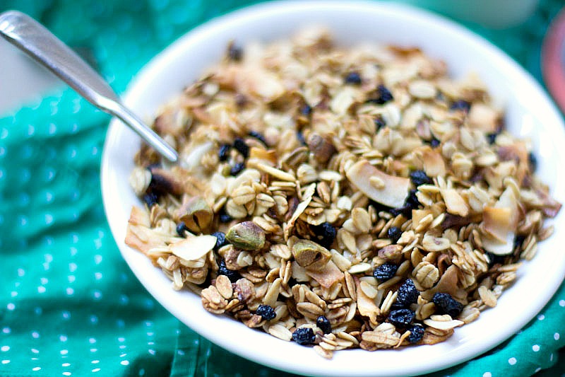 Blueberry-Pistachio Granola