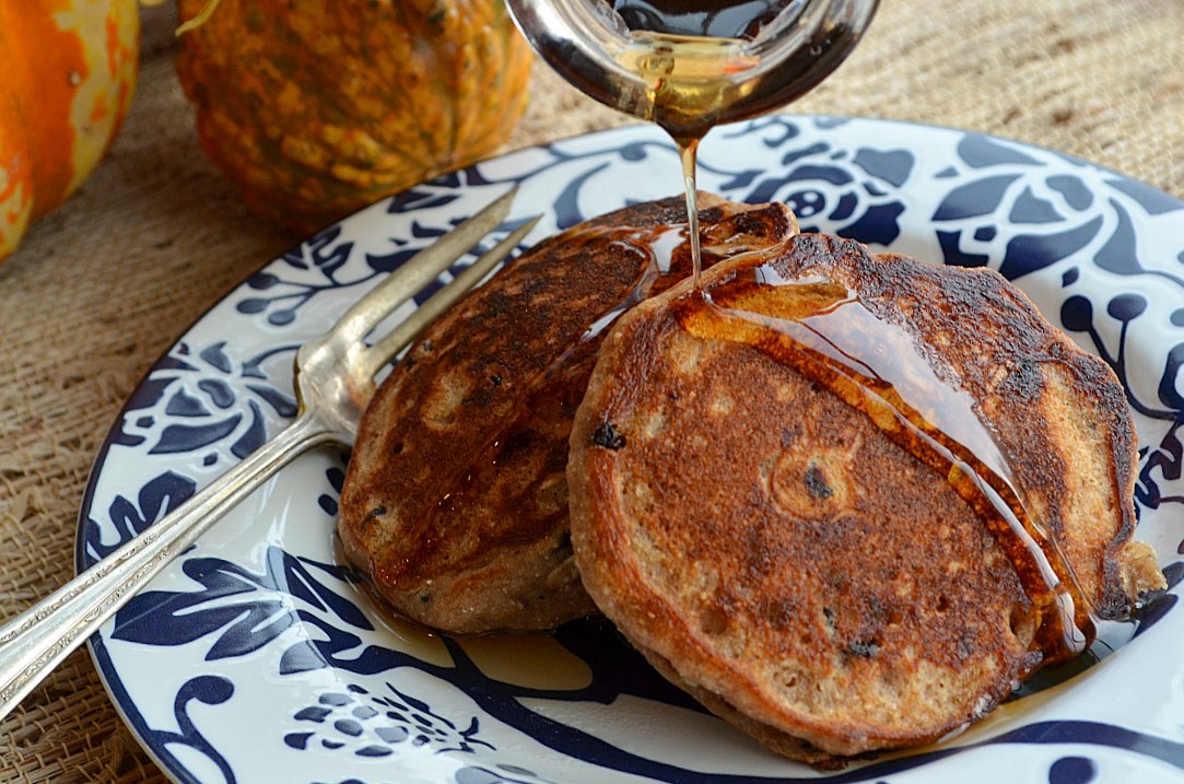 Apple Butter Pancakes - Three Many Cooks