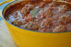 Tomato Sauce with Meatballs