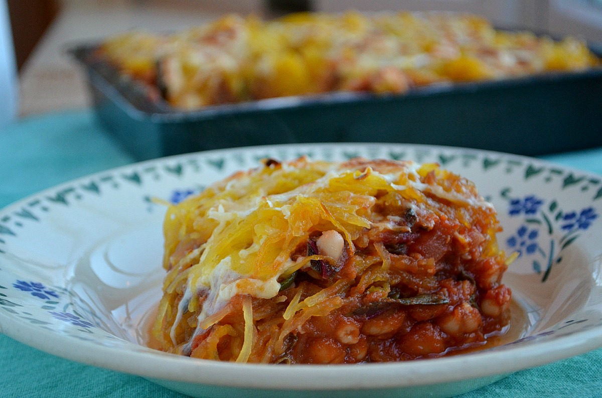Spaghetti Squash Lasagna - Three Many Cooks