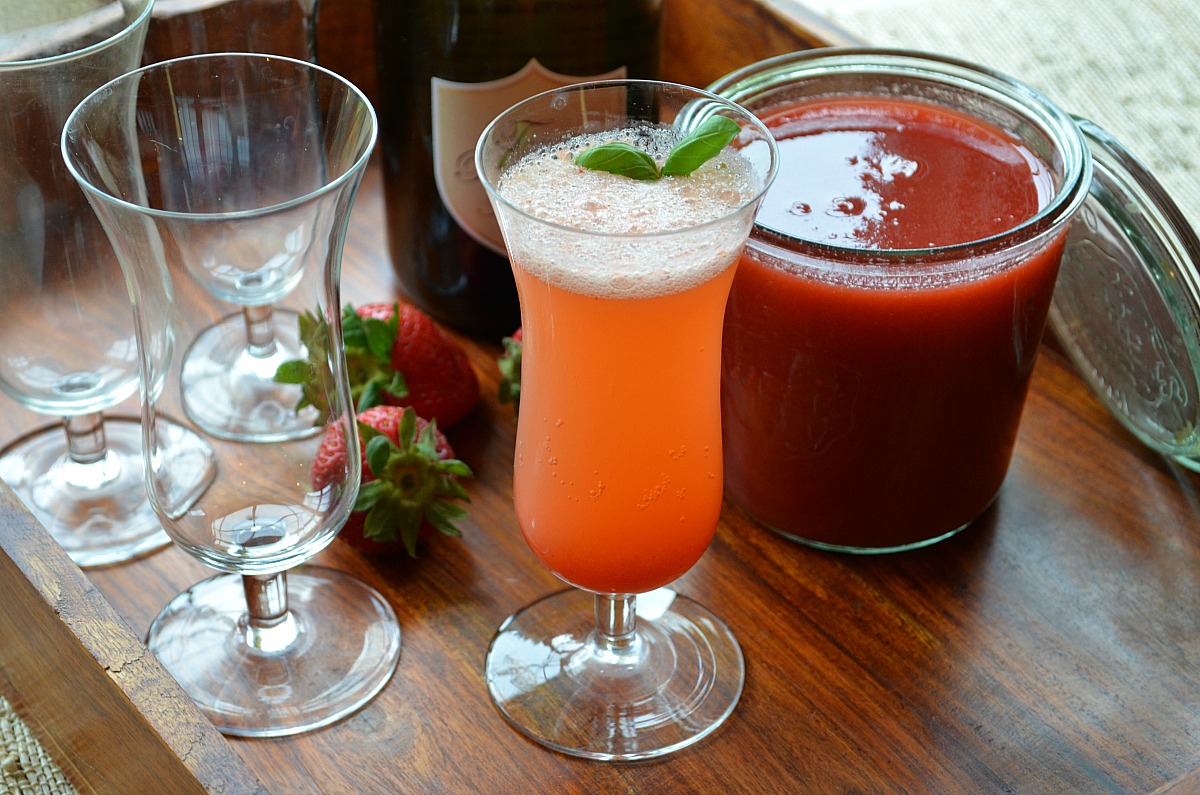 Strawberry-Basil Syrup — Three Many Cooks