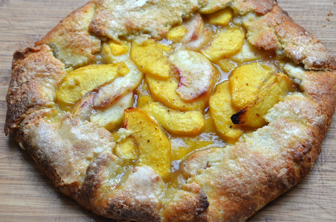 Simple Peach Galette — Three Many Cooks