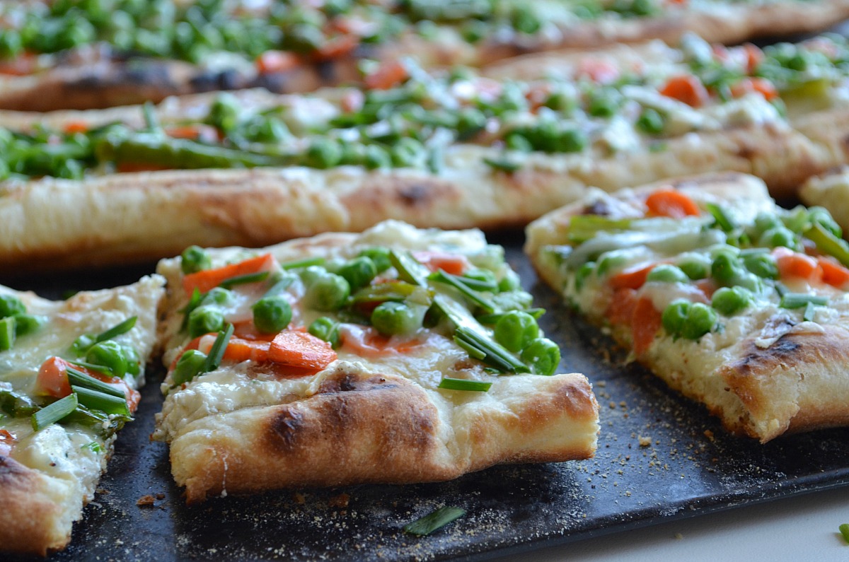 Pizza Primavera — Three Many Cooks