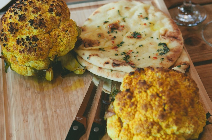 Roasted Cauliflower with Dill Vinaigrette — Three Many Cooks